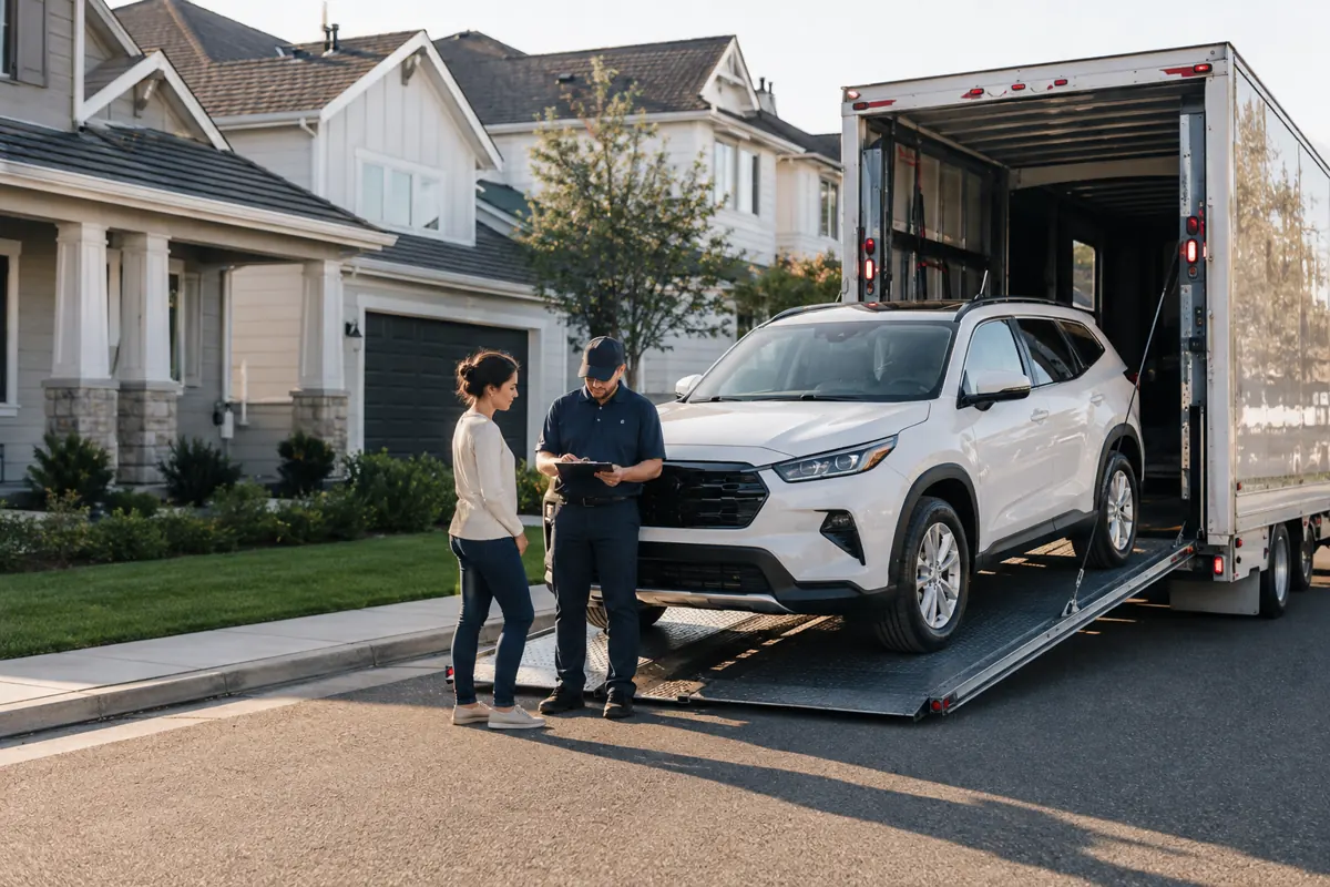 Professional vehicle delivery
